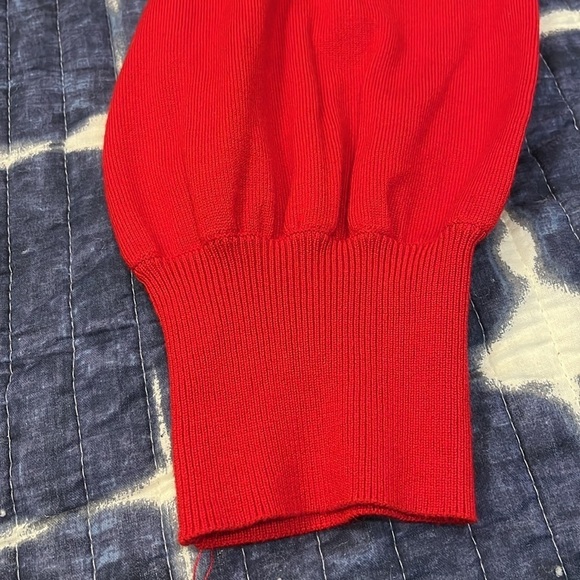 Liz Claiborne Red Long Sleeve Knit Top Size XXLP - Picture 10 of 12